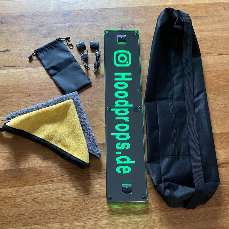 Hoodprops Lieferung Deine Lieferumfang für dein Sozial media plate